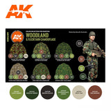 AK Interactive Modern Woodland And Flecktarn Camouflages 3G