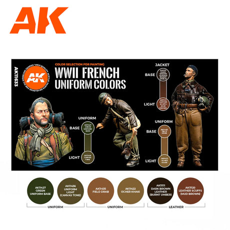 AK Interactive French Uniform Colors 3G
