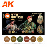 AK Interactive Wwii British Uniform Colors 3G