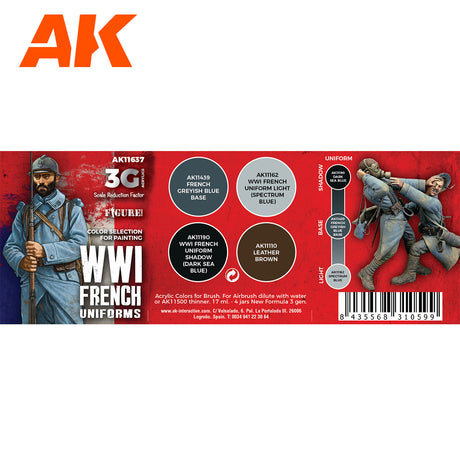 AK Interactive Wwi French Uniforms 3G