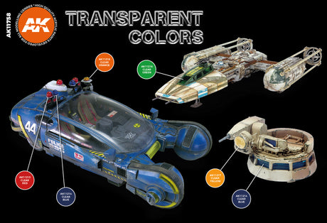 AK Interactive 3GEN Transparent Colors Set 3G