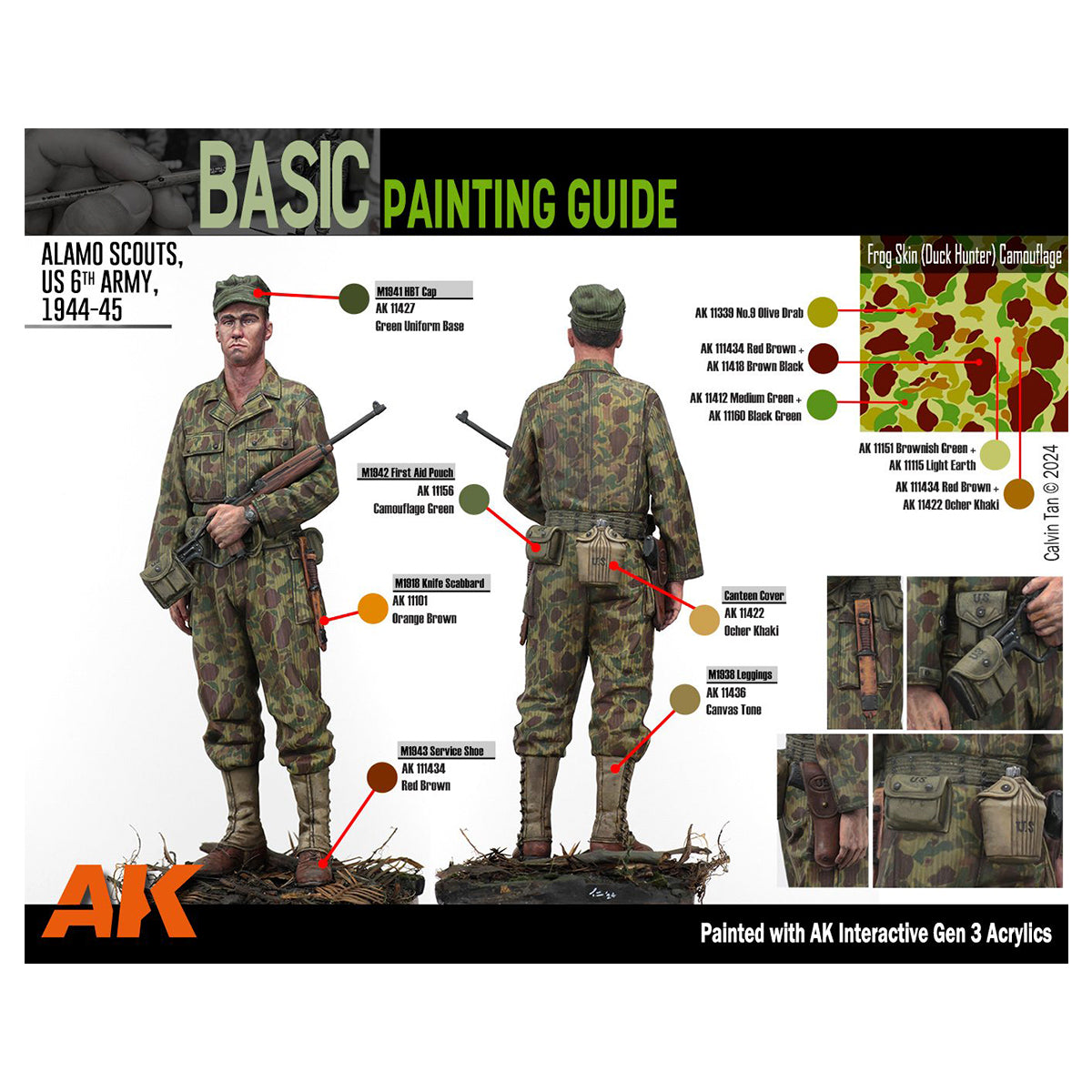AK Interactive 3GEN SIGNATURE SETS WWII & MODERN US COLORS - SIGNATURE SET BY ADAM WILDER