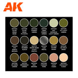 AK Interactive 3GEN SIGNATURE SETS WWII & MODERN US COLORS - SIGNATURE SET BY ADAM WILDER