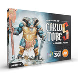 AK Interactive 3GEN SIGNATURE SETS SIGNATURE SET CARLOS TOBES - 14 COLORS + FIGURE