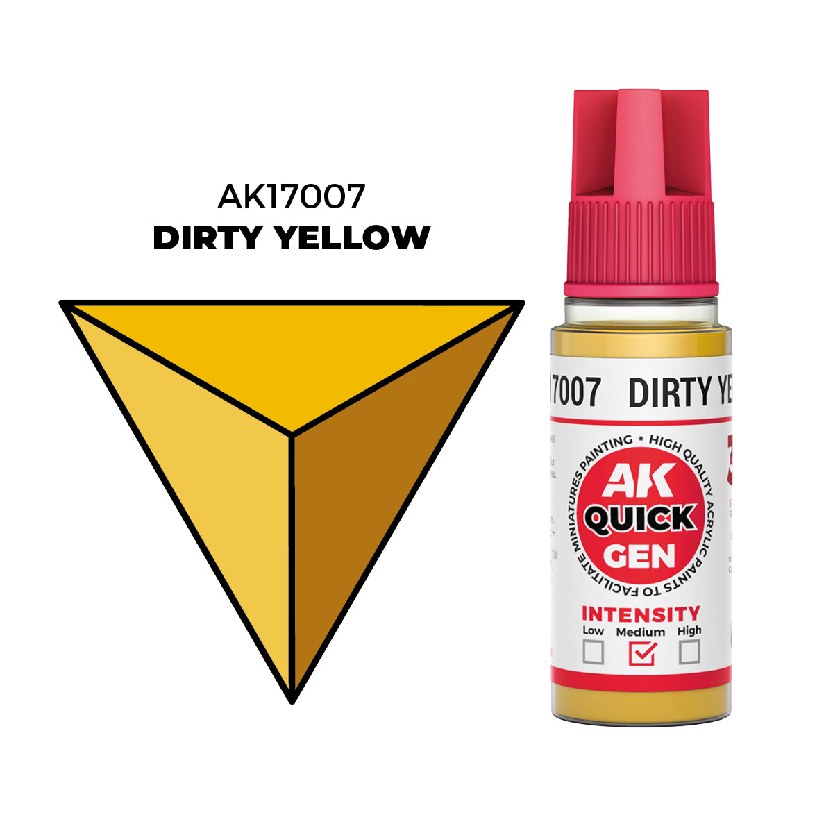 AK Interactive QUICK GEN Dirty Yellow