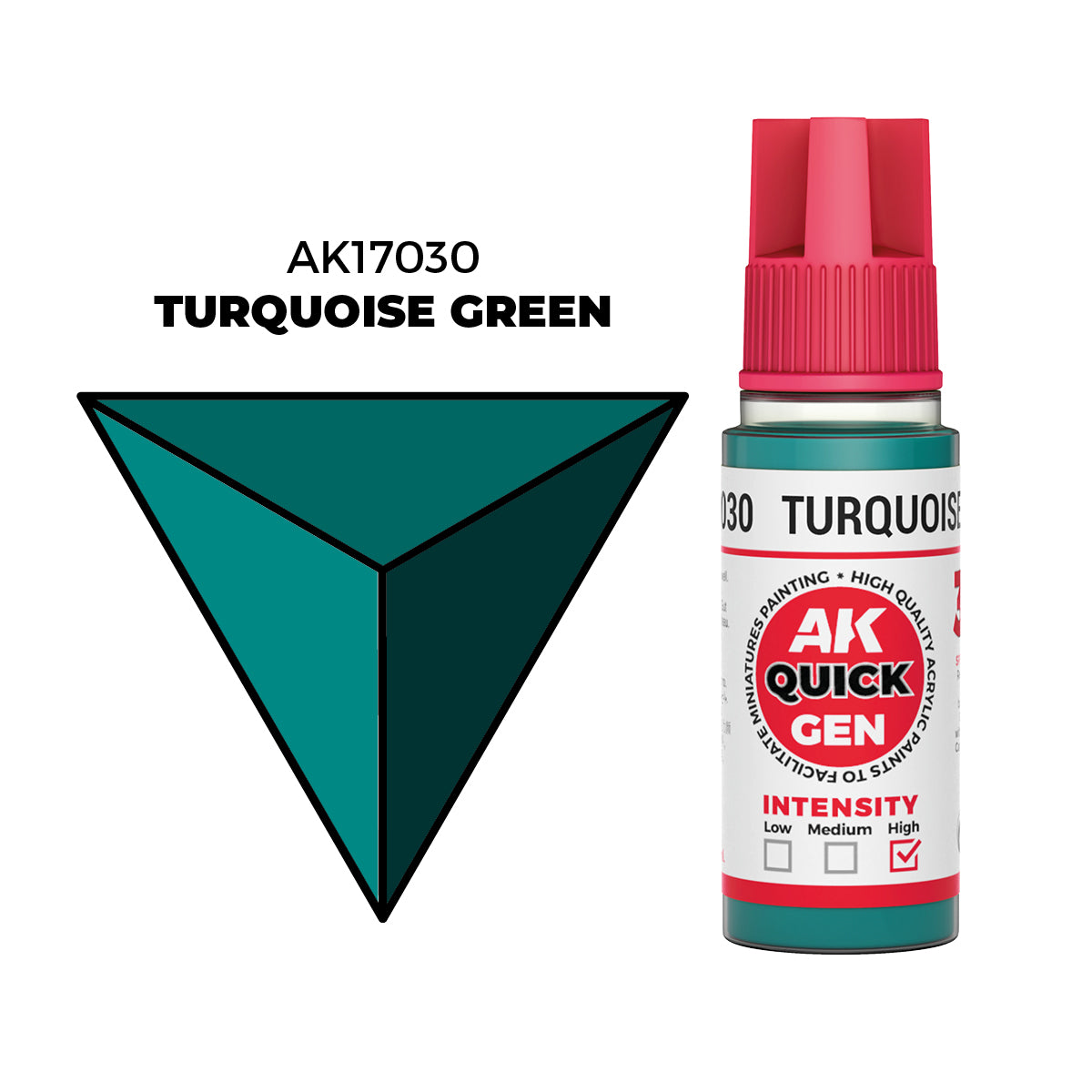 AK Interactive QUICK GEN Turquoise Green