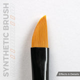 AK Interactive AK SYNTHETIC BRUSH - DAGGER XL