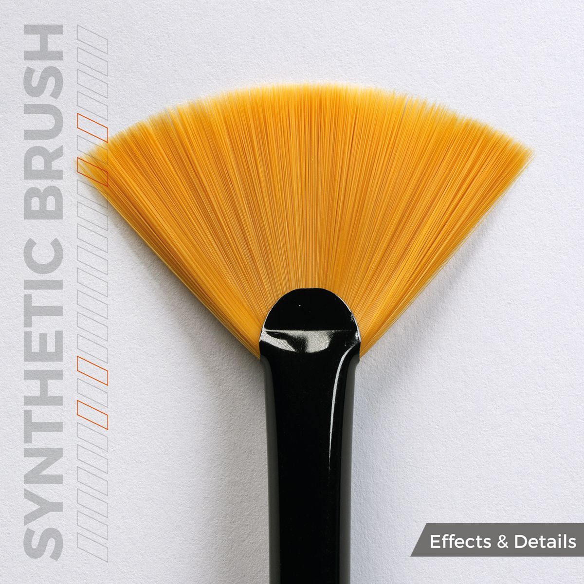 AK Interactive AK SYNTHETIC BRUSH - FAN SHAPE