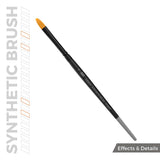 AK Interactive AK SYNTHETIC BRUSH - FILBERT 2