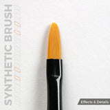 AK Interactive AK SYNTHETIC BRUSH - FILBERT 4