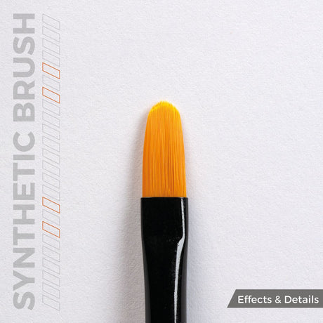 AK Interactive AK SYNTHETIC BRUSH - FILBERT 6