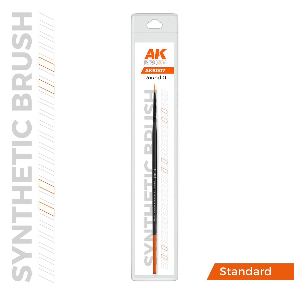 AK Interactive AK SYNTHETIC BRUSH - ROUND 0