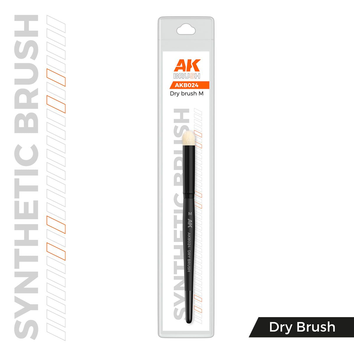 AK Interactive AK SYNTHETIC DRY BRUSH - M
