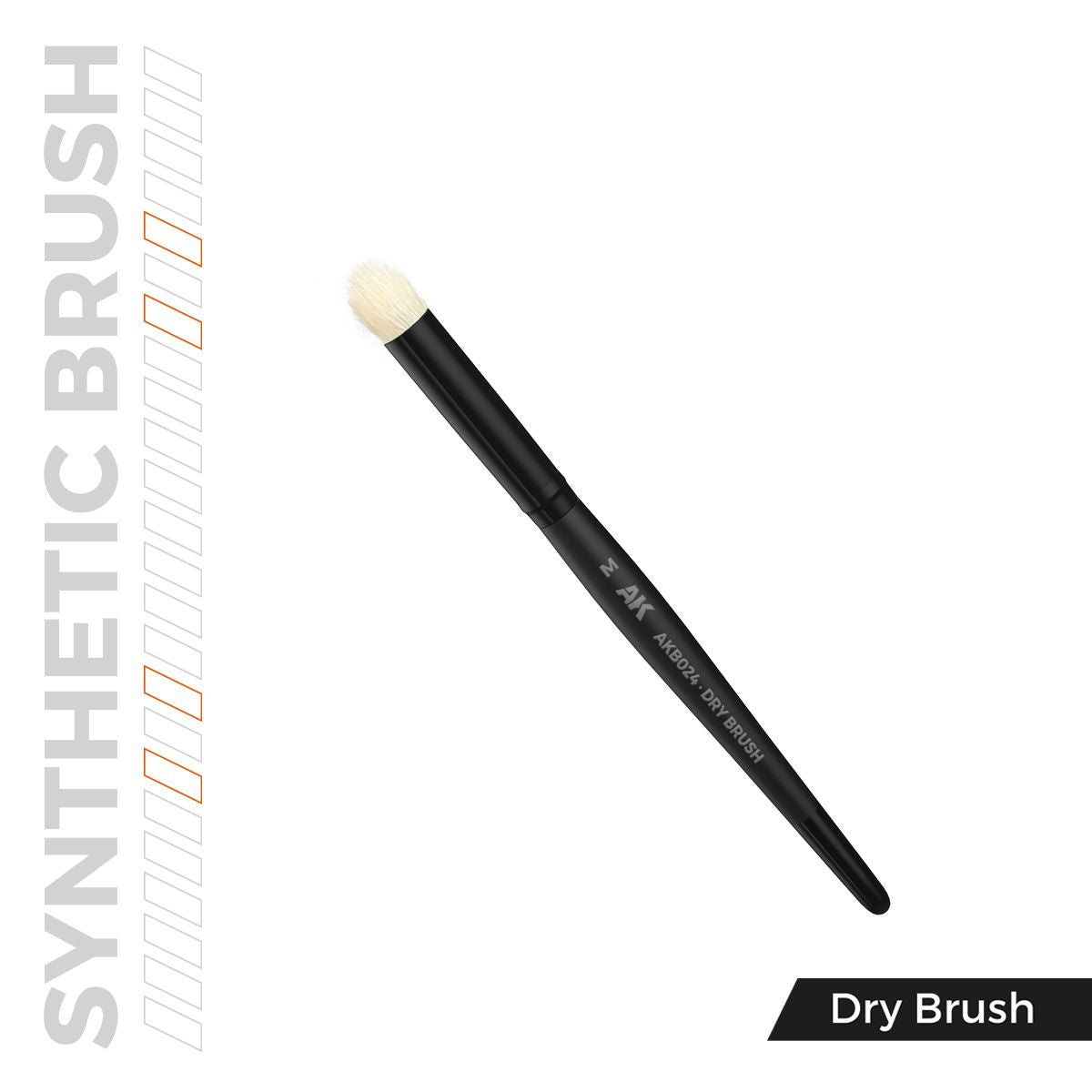 AK Interactive AK SYNTHETIC DRY BRUSH - M