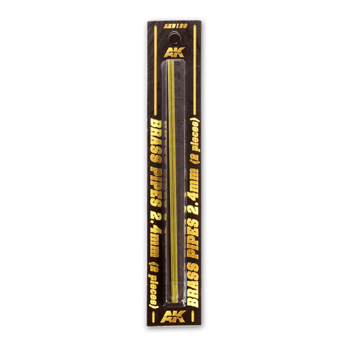 AK Interactive Dioramas BRASS PIPES 2,4mm, 2 units