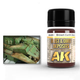 AK Interactive Enamel Effects Brown Earth Deposit
