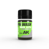 AK Interactive Enamel Effects Dark Sepia Pin Wash