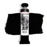 AK Interactive Gouache Paints BLACK - AK GOUACHE 20 ml.