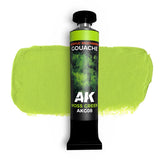 AK Interactive Gouache Paints MOSS GREEN - AK GOUACHE 20 ml.