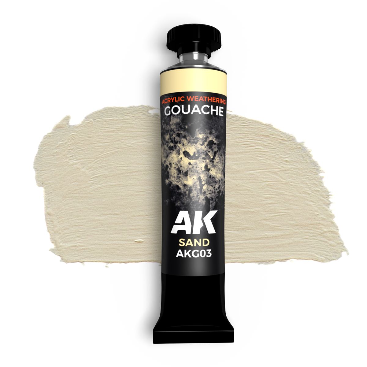 AK Interactive Gouache Paints SAND - AK GOUACHE 20 ml.