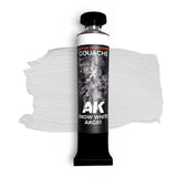 AK Interactive Gouache Paints SNOW WHITE - AK GOUACHE 20 ml