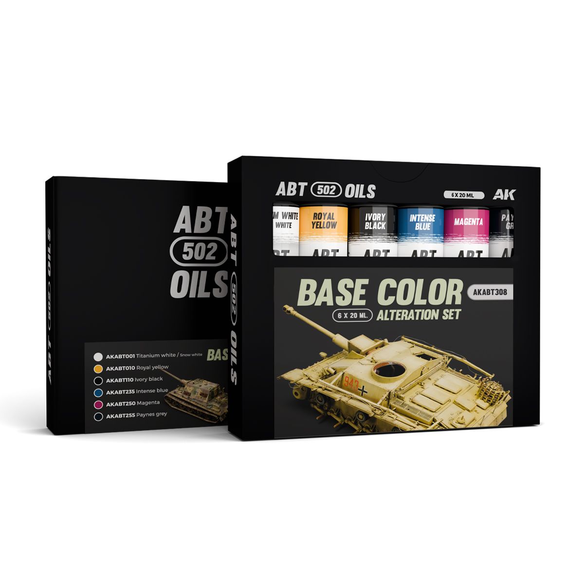 AK Interactive Oil Paints BASE COLOR ALTERATION SET - ABT 502 OILS