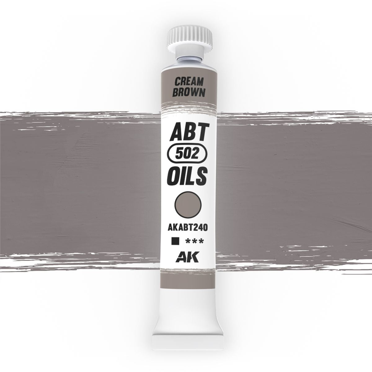 AK Interactive Oil Paints Cream brown