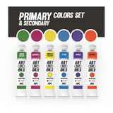 AK Interactive Oil Paints PRIMARY & SECONDARY COLORS SET - ABT 502 OILS