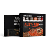 AK Interactive Oil Paints RUST & RED COLORS SET - ABT 502 OILS