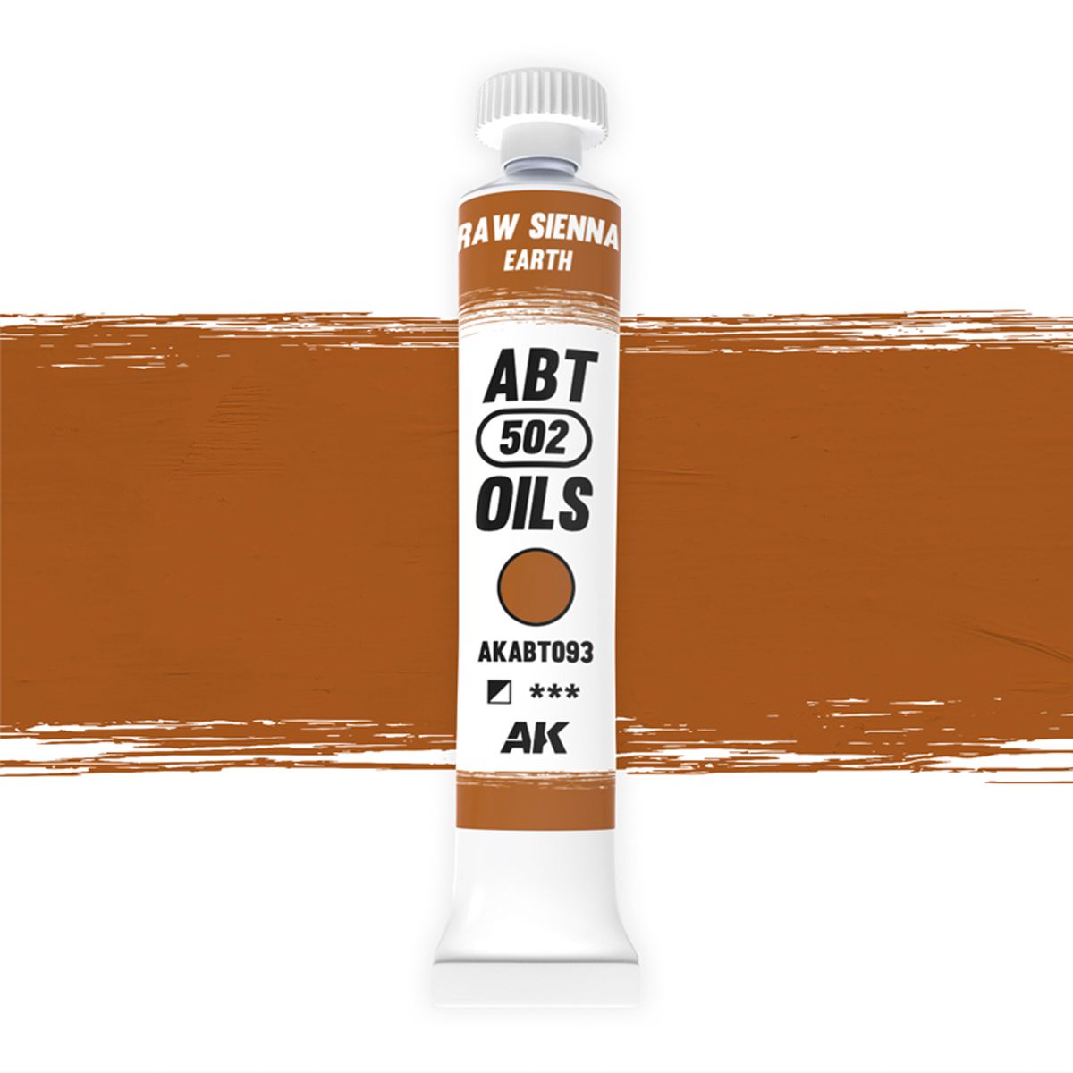 AK Interactive Oil Paints Raw sienna / Earth