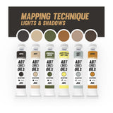 AK Interactive Oil Paints VEHICLE MAPPING TECHNIQUE LIGHTS AND SHADOWS - ABT