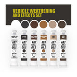 AK Interactive Oil Paints VEHICLE WEATHERING & EFFECTS SET - ABT 502 OILS