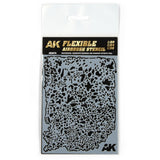 AK Interactive PLANTILLA DE AEROGRAFÍA FLEXIBLE 1/20 1/24 1/35