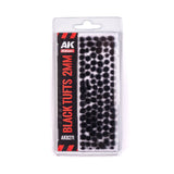 AK Interactive Vegetation BLACK - FANTASY TUFTS 2MM