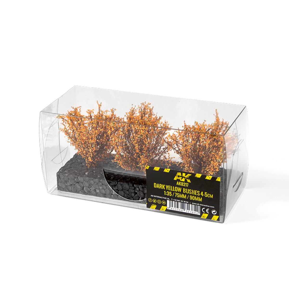 AK Interactive Vegetation DARK YELLOW BUSHES 4-6CM