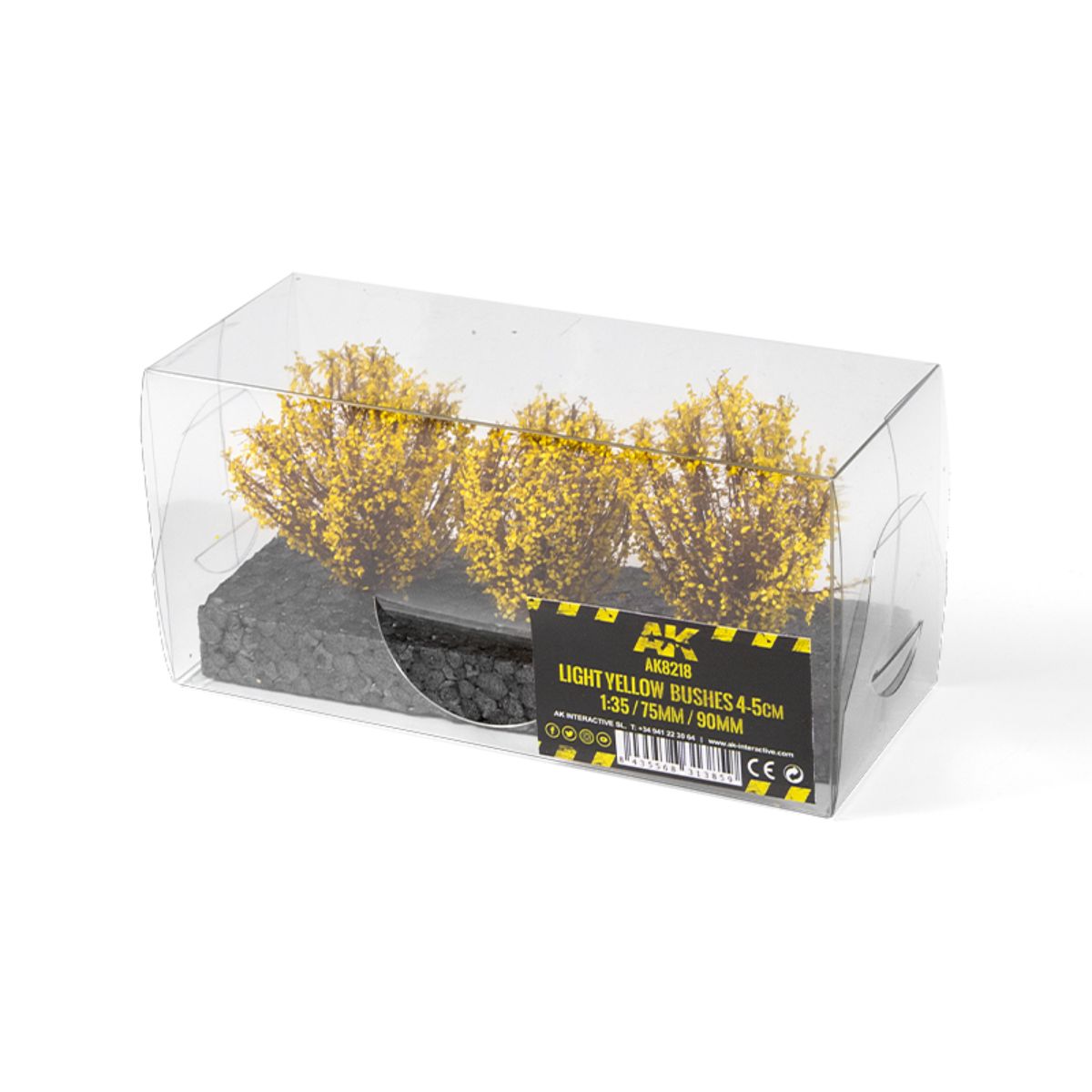 AK Interactive Vegetation LIGHT YELLOW BUSHES 4-6CM