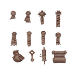 AK Interactive WARGAME SCENERY SEALS AND SCROLLS