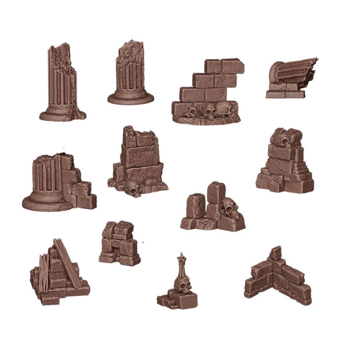 AK Interactive WARGAME SCENERY VILLAGE RUINS