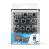 AK Interactive WARGAME SCENERY WOOD BARRELS