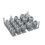 AK Interactive WARGAME SCENERY WOOD BARRELS
