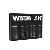 AK Interactive Weathering Pencils Deluxe Edition Box (37 Waterpencil Colors)