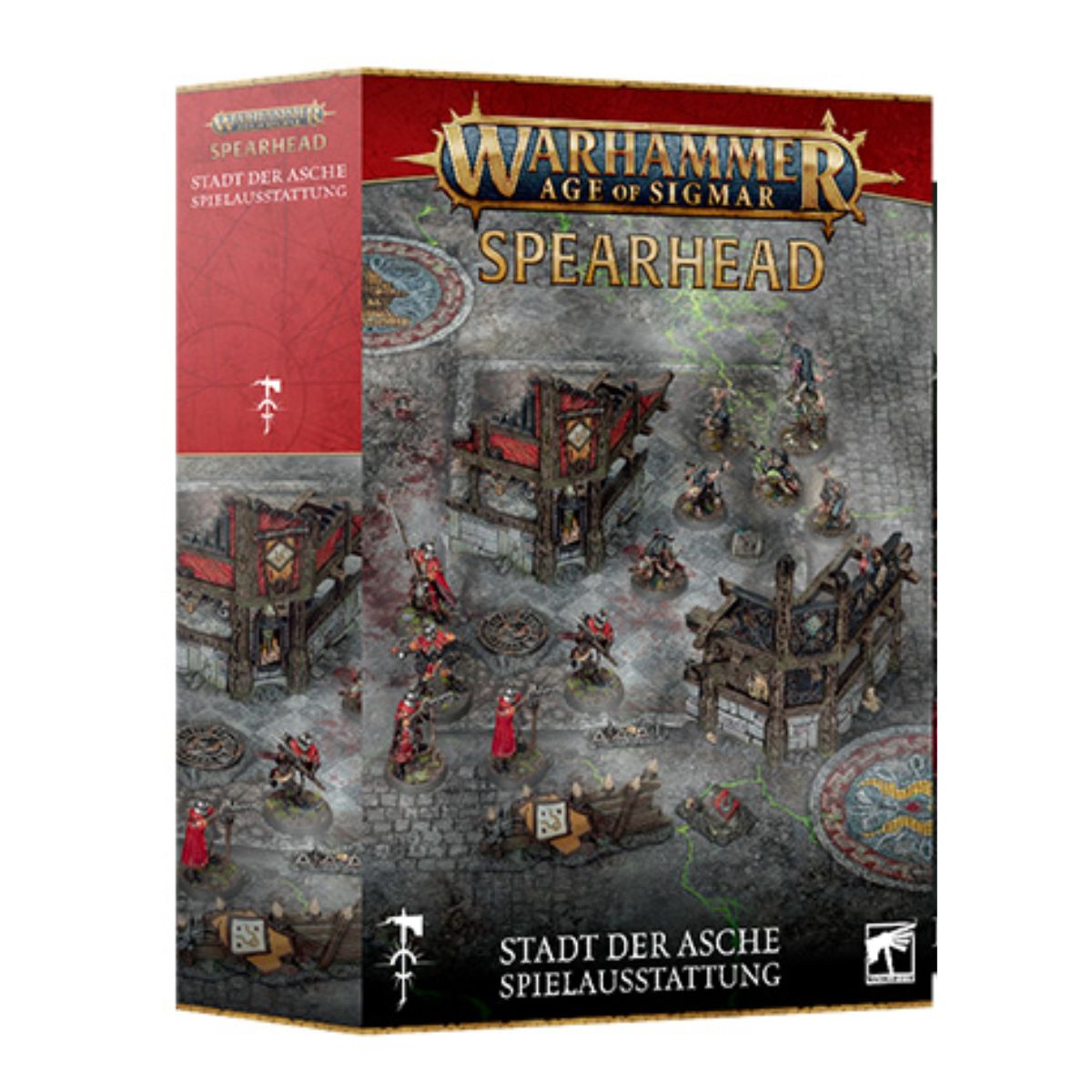 Age of Sigmar Spearhead Stadt Der Asche Spielausstattung Deutsch