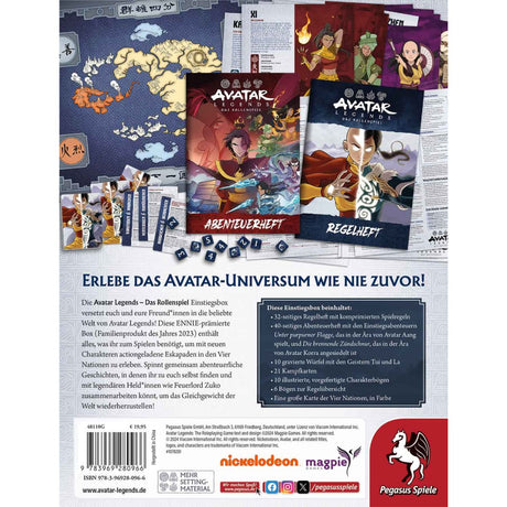 Avatar Legends Das Rollenspiel Einstiegsbox