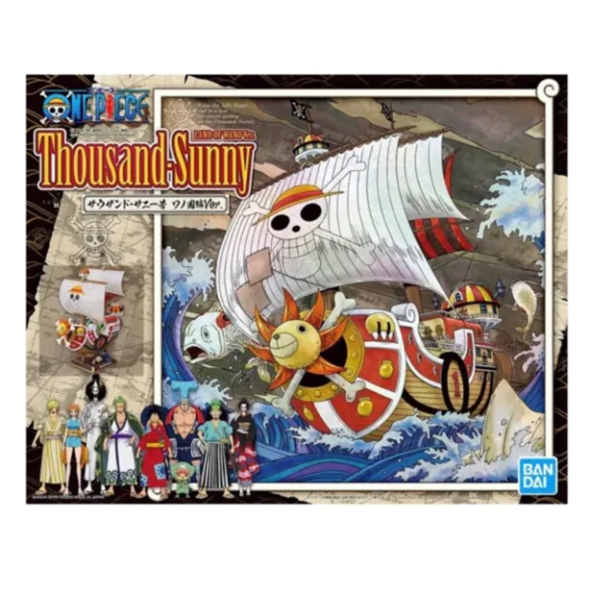 Bandai Thousand Sunny Land of Wanokuni Ver One Piece 30cm Model Kit