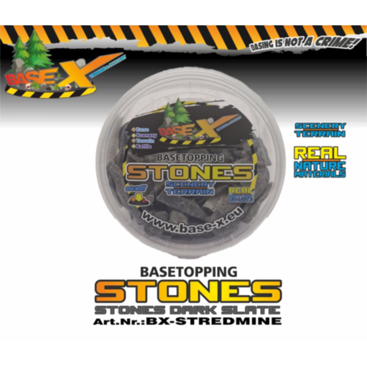 Basetopping STONES DARK SLATE (150g)