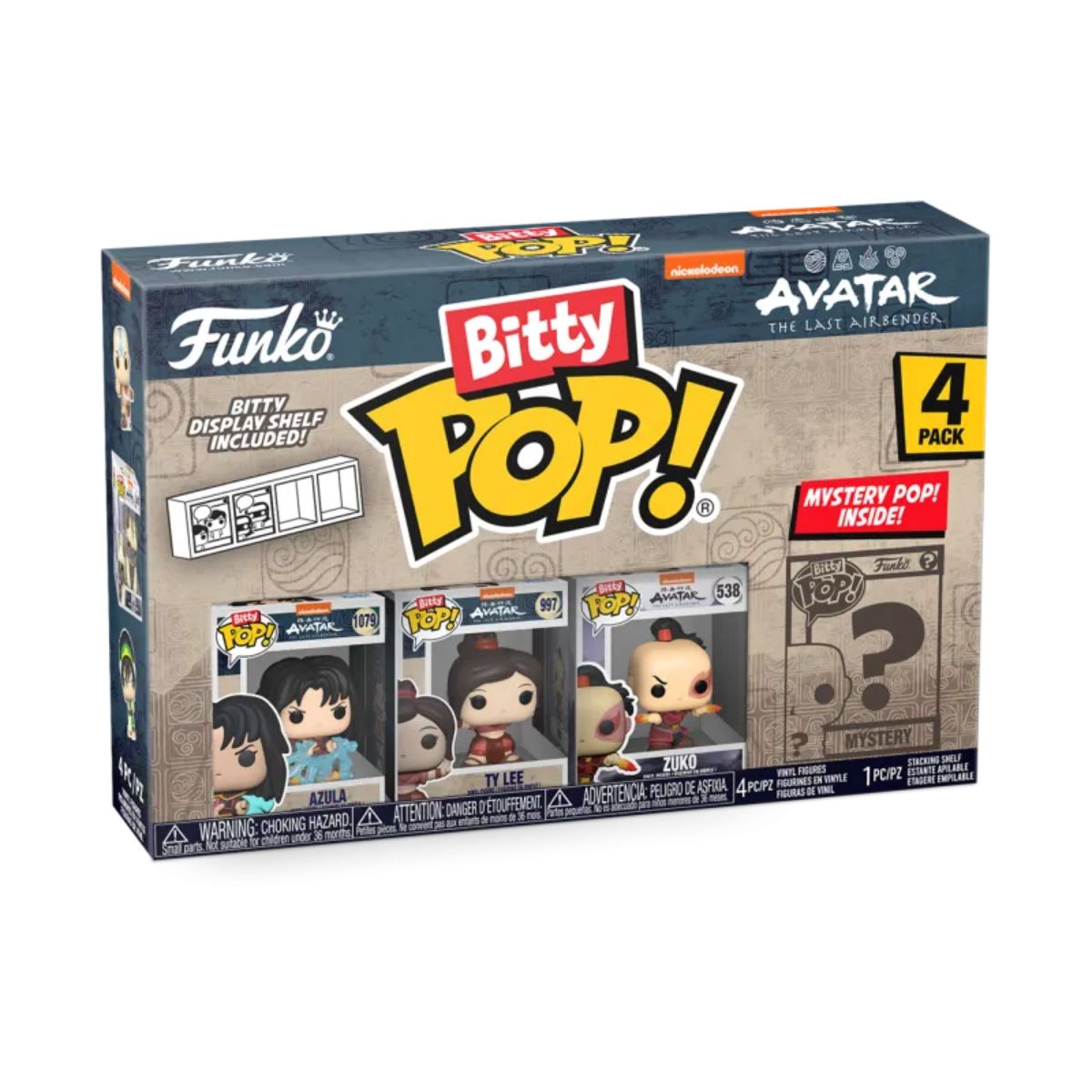 Bitty POP! 4 Pack Avatar The Last Airbender Series 2