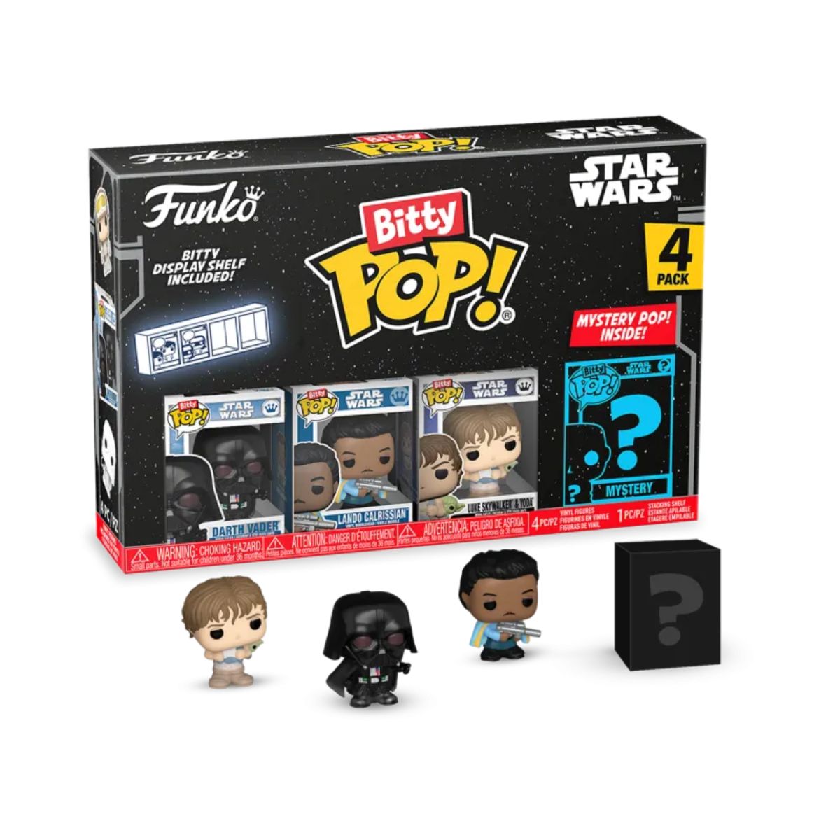 Bitty POP! 4 Pack Star Wars Vader 4-Pack