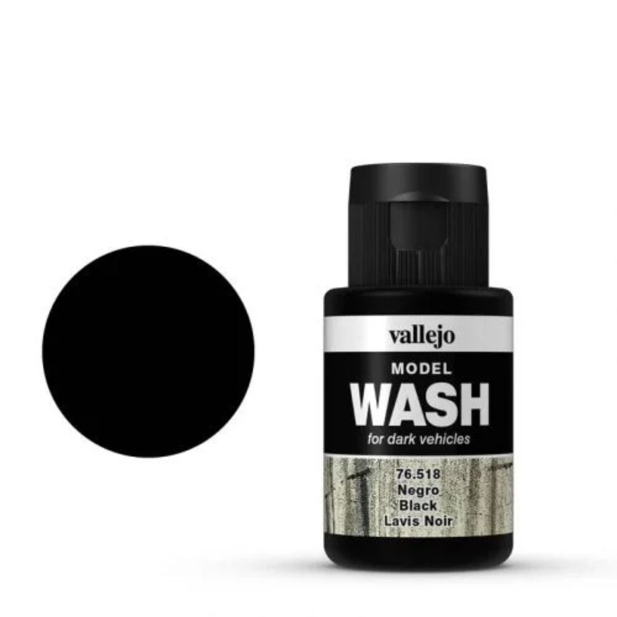 Vallejo Black 35ml Wash FX