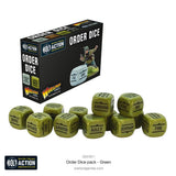 Bolt Action: Orders Dice Pack - Grün