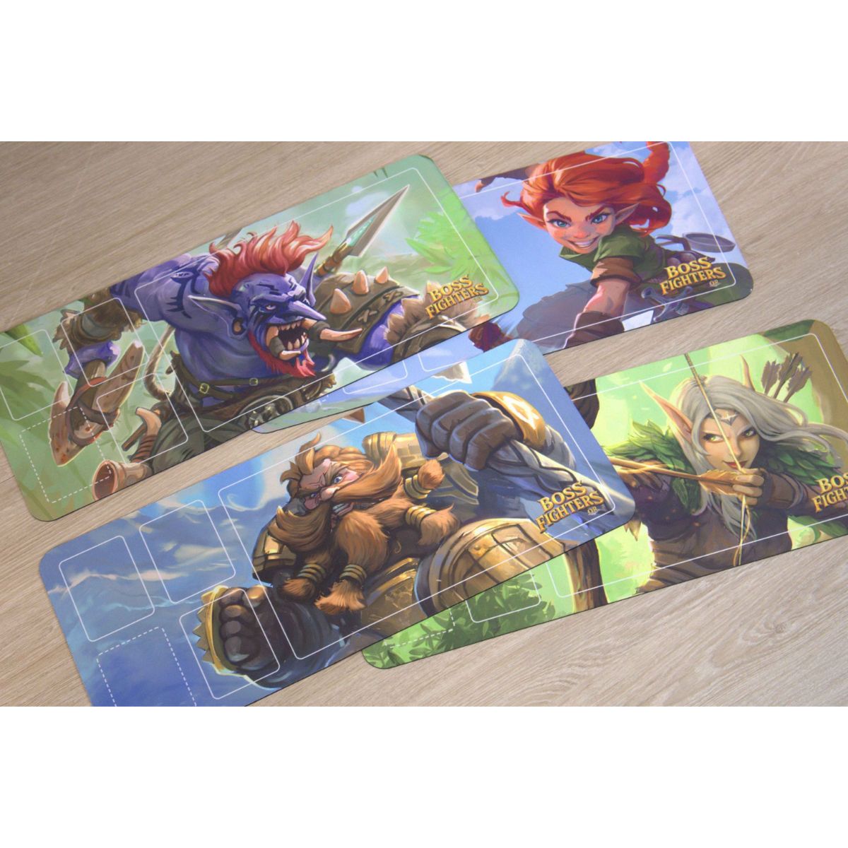 Boss Fighters QR Spielmatten